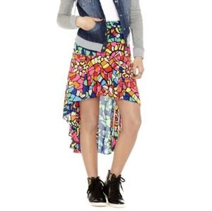 Nanette Lepore L’Amour High Low Skirt Sz M